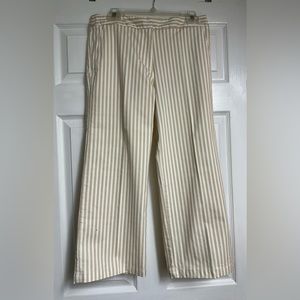 Elliott Lauren wide leg cropped pants, size 6